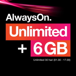 Kuota Tri AlwaysOn - AON 6 GB + Unlimited Apk