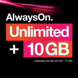 Kuota Tri AlwaysOn - AON 5 GB JatengJatimBalnus